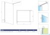 Radaway Essenza Pro Gold 85x200 kabina Walk-in złoty połysk/szkło przejrzyste 10103085-09-01